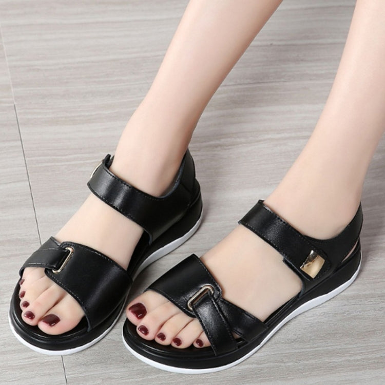 Simple and Versatile Non-slip Wear-resistant Flat Bottom Sandals for Women