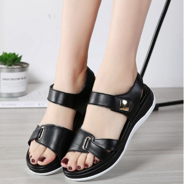 Simple and Versatile Non-slip Wear-resistant Flat Bottom Sandals for Women