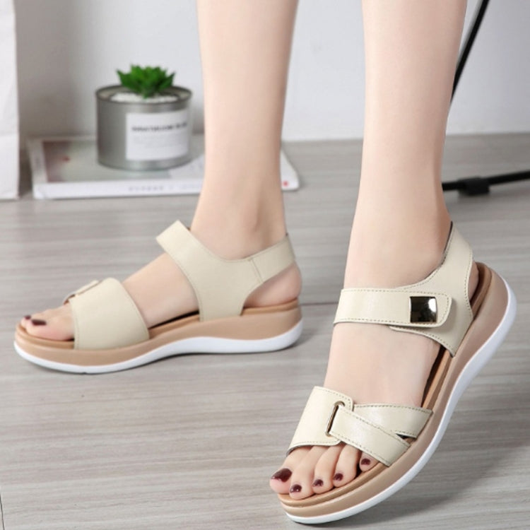 Simple and Versatile Non-slip Wear-resistant Flat Bottom Sandals for Women