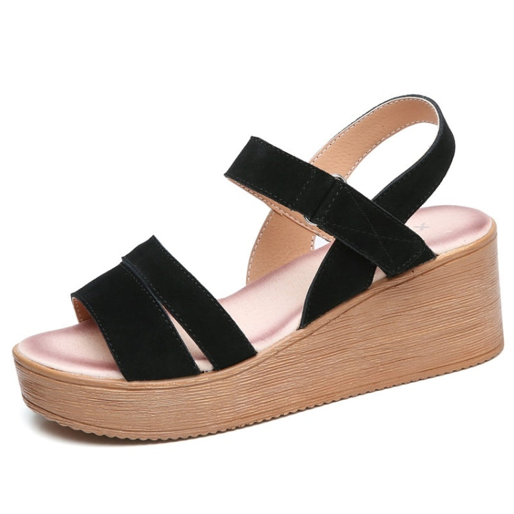 Fashion Casual Platform Suede Wedge Heel Sandals for Women