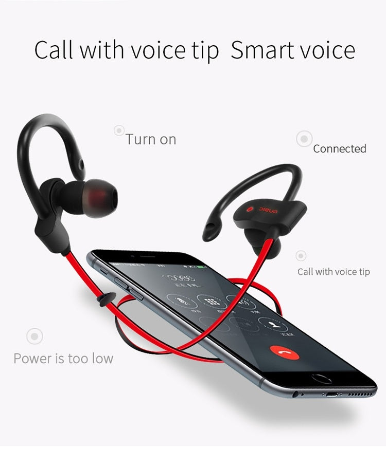 Moloke S2 Hanging Ear Sports Bluetooth Earphones Waterproof Anti-sweat Sound Headset (Black)