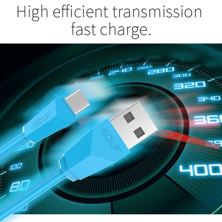GOLF GC-27t 1m USB-C / Type-C to USB Diamond 1.5A Quick Charging USB Data Cable for Galaxy S8 & S8+ / LG G6 / Huawei P10 & P10 Plus / Xiaomi Mi 6 & Max 2 and other Smartphones