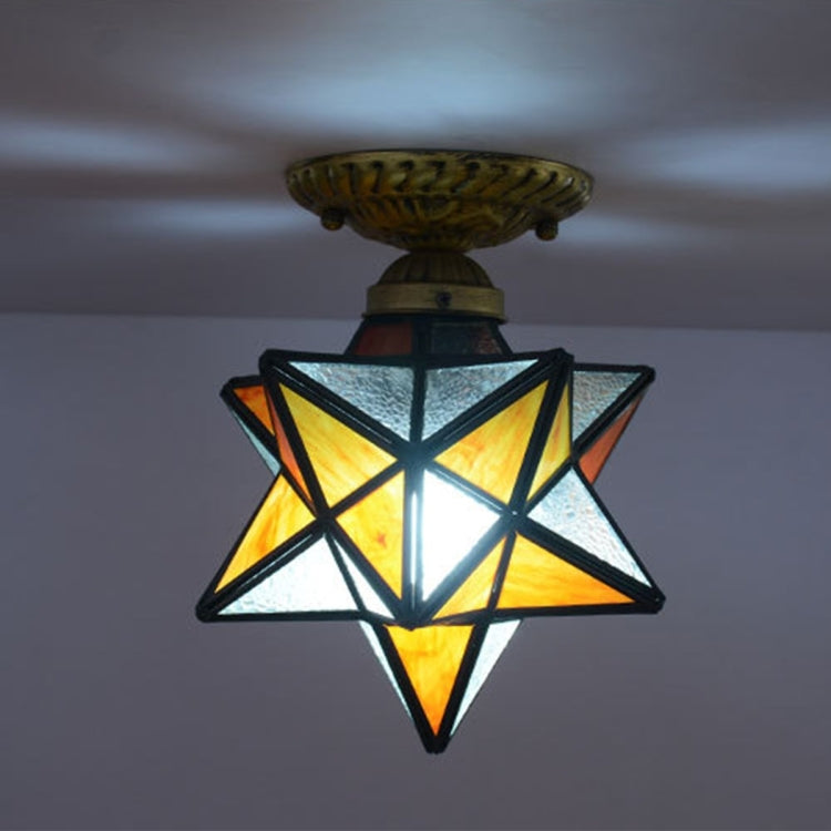 YWXLight Iron Start Shape Ceiling Light Pendant Lamp for Restaurant Bar Cafe House Bistro Aisle Hall