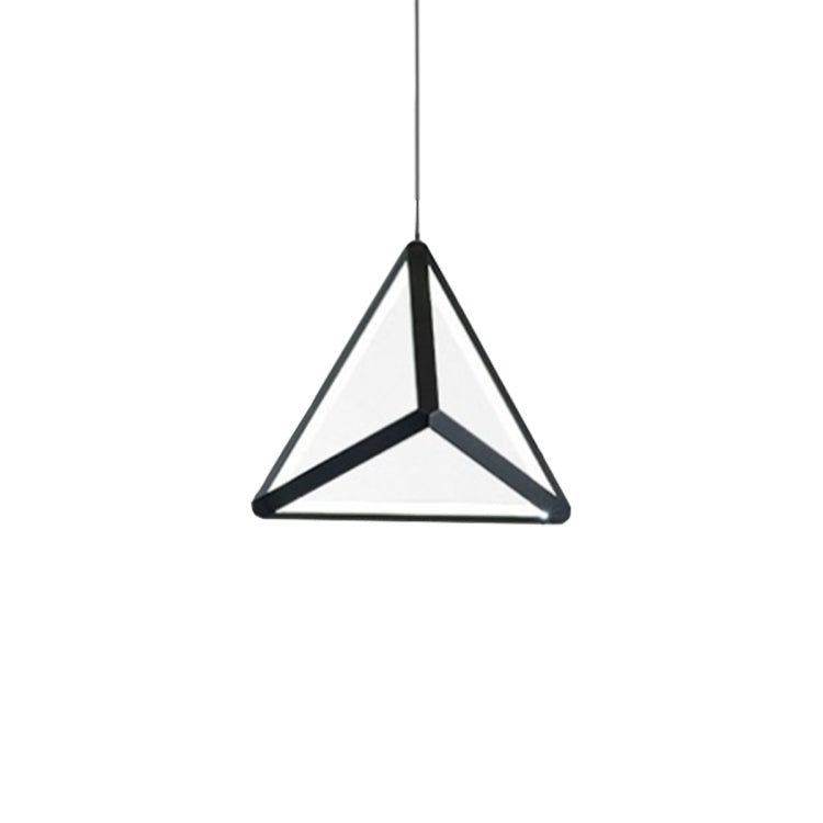 YWXLight Iron Art Milimalist Triangle Shaped LED Droplight Ceiling Light Pendant Lamp for Restaurant Bar Cafe House Bistro Aisle Hall