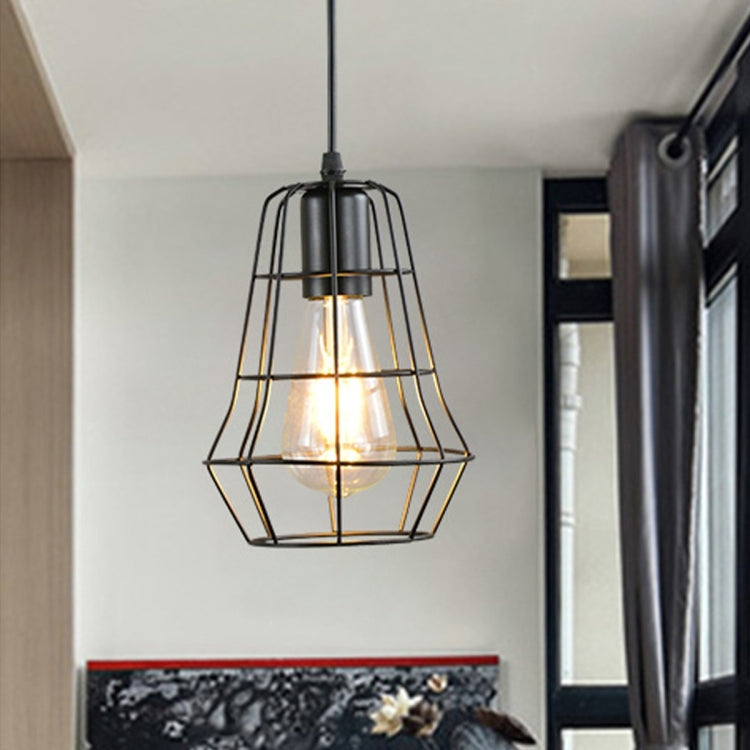 YWXLight Iron Art Milimalist Metal Bird Cage Frame Ceiling Light Pendant Lamp for Restaurant Bar Cafe House Bistro Aisle Hall