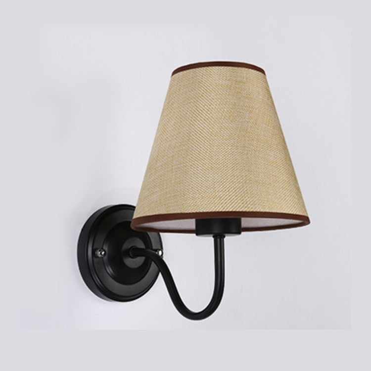 YWXLight 3W Classic Energy Saving Fabric Cloth Wall Lamp for Living Room Bedroom Hall Balcony
