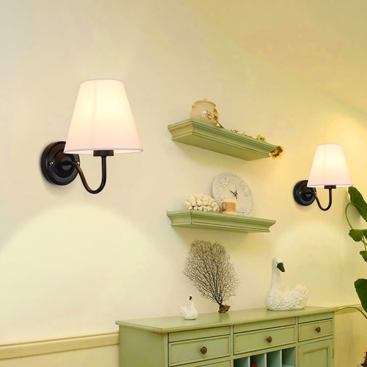 YWXLight 3W Classic Energy Saving Fabric Cloth Wall Lamp for Living Room Bedroom Hall Balcony
