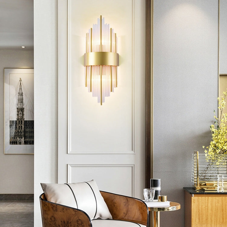 YWXLight 3W E14 Gold Wrought Iron LED Wall Lamp, AC 220V