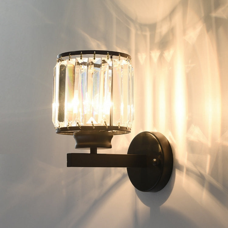 YWXLight 3W Crystal Glass Warm White Wall Lamp for Living Room Bedroom Hall Balcony
