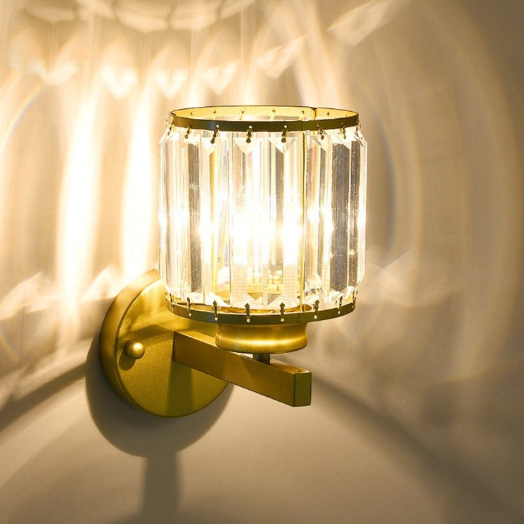 YWXLight 3W Crystal Glass Warm White Wall Lamp for Living Room Bedroom Hall Balcony