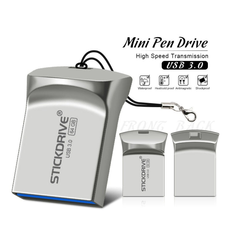 STICKDRIVE 64GB USB 3.0 High Speed Creative Metal U Disk