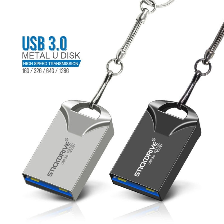 STICKDRIVE 32GB USB 3.0 High Speed Mini Metal U Disk (Silver Grey)