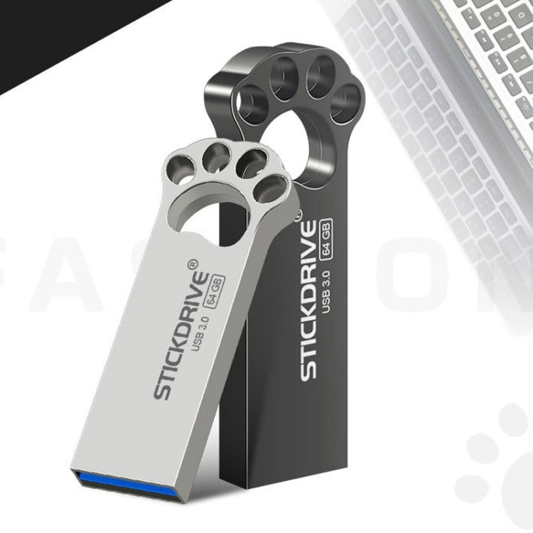 STICKDRIVE 16GB USB 3.0 Creative Cat Paw Metal U Disk