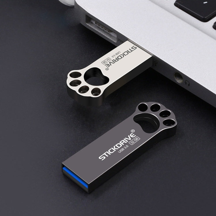 STICKDRIVE 32GB USB 3.0 Creative Cat Paw Metal U Disk