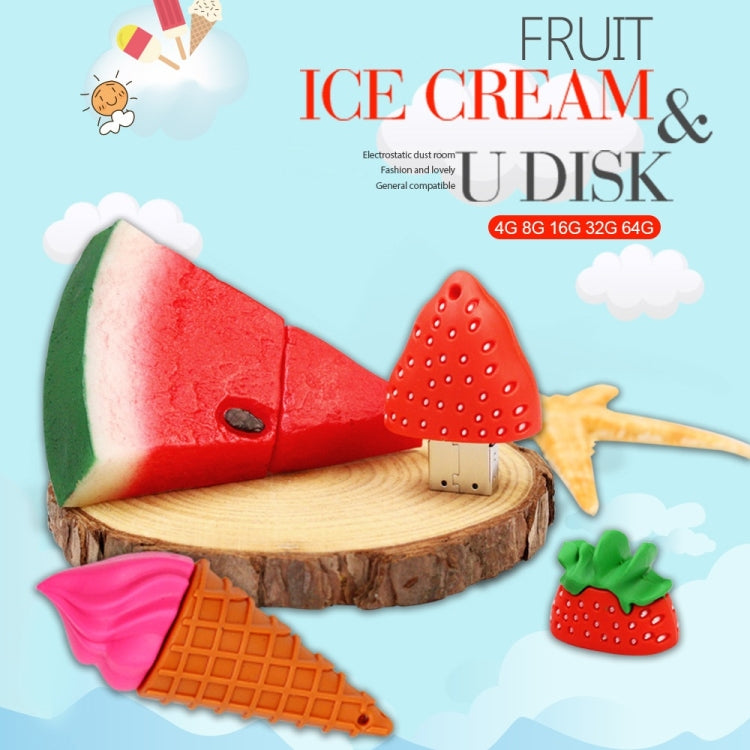 MicroDrive 8GB USB 2.0 Fruit Strawberry U Disk