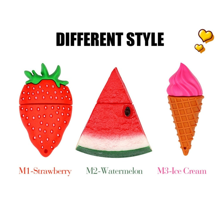 MicroDrive 8GB USB 2.0 Fruit Strawberry U Disk