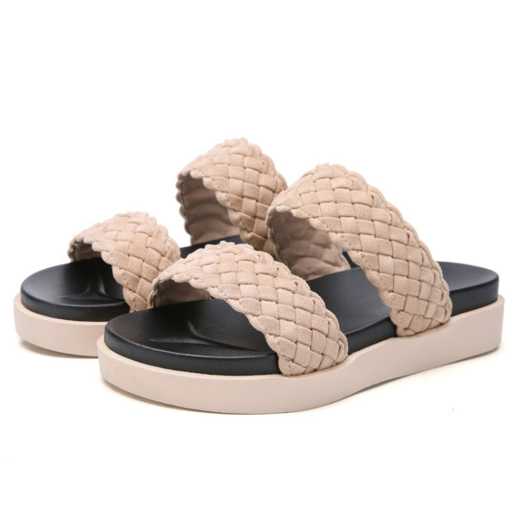 Outdoor Casual Simple Non-slip Wear-resistant Weave Beach Sandals for Women