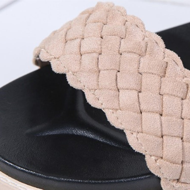 Outdoor Casual Simple Non-slip Wear-resistant Weave Beach Sandals for Women