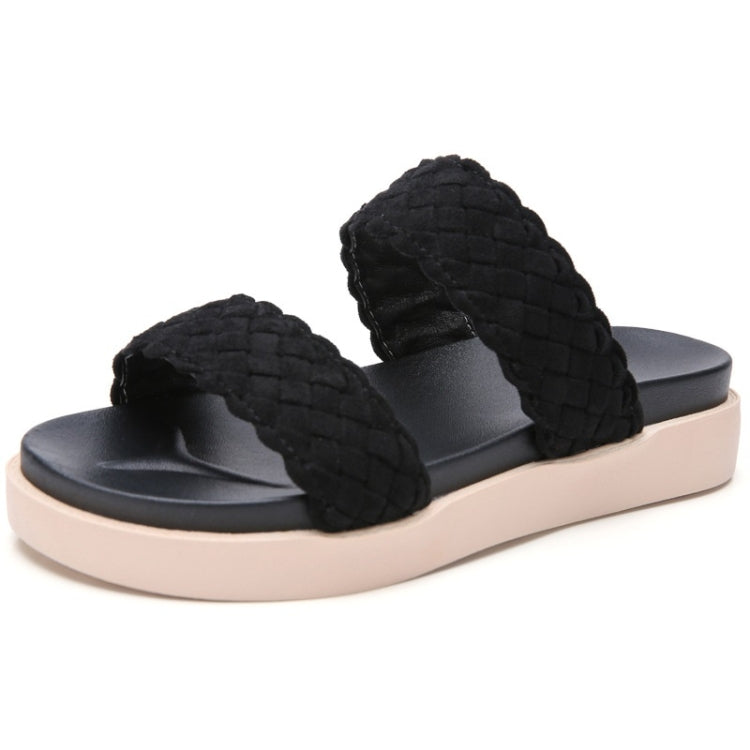 Outdoor Casual Simple Non-slip Wear-resistant Weave Beach Sandals for Women