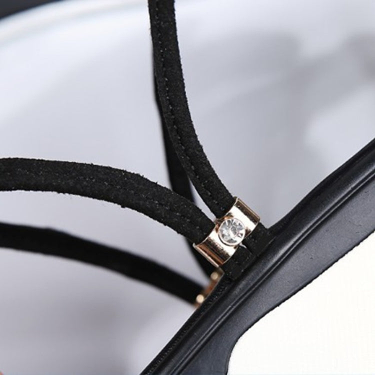 Suede Casual Simple Non-slip Wear-resistant Stars Pattern Two-wear Women Sandals