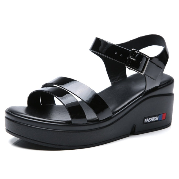 Increased Thickness Bottom Non-slip Wear-resistant Simple Bright Surface Women Sandals