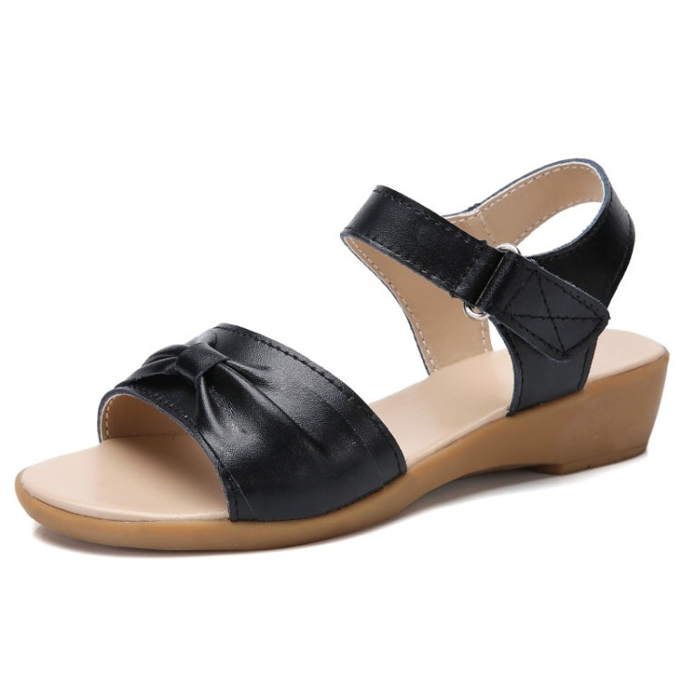 Casual Simple Non-slip Wear-resistant Bowknot Women Sandals