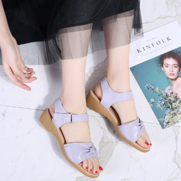 Casual Simple Non-slip Wear-resistant Bowknot Women Sandals