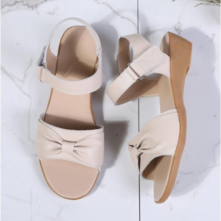 Casual Simple Non-slip Wear-resistant Bowknot Women Sandals