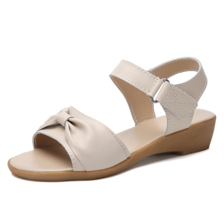 Casual Simple Non-slip Wear-resistant Bowknot Women Sandals