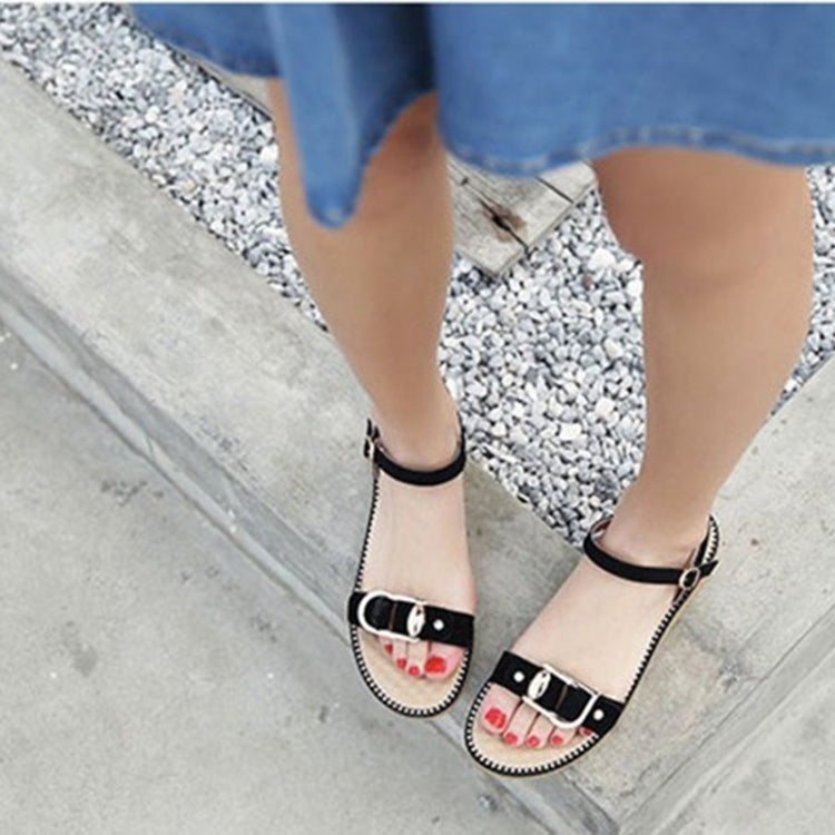Suede Non-slip Wear-resistant Casual Wild Women Sandals