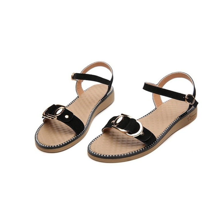 Suede Non-slip Wear-resistant Casual Wild Women Sandals