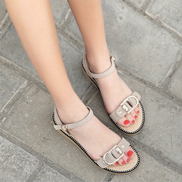 Suede Non-slip Wear-resistant Casual Wild Women Sandals