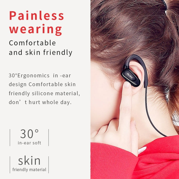 Moloke S5 Hanging Neck Sports Wireless Control Bluetooth Earphone Waterproof Anti-sweat Stereo Sound Headset