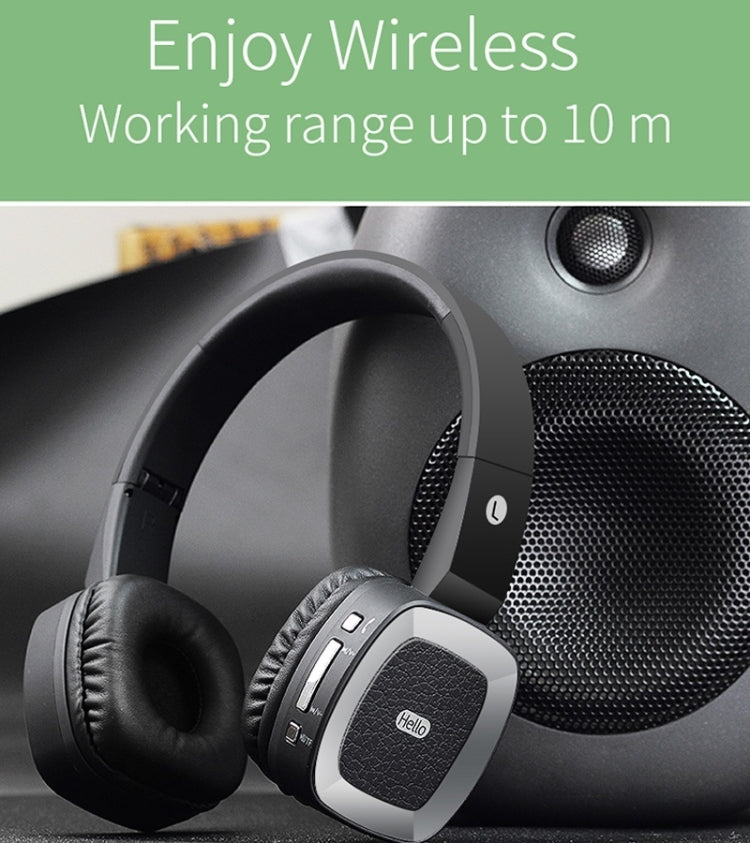 Moloke T6 Wireless Bluetooth Headset Stereo Sound Earphones, Support TF Card & Handfree Function