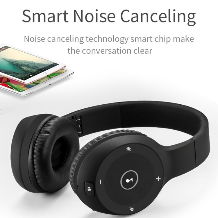 Moloke T8 Foldable Wireless Bluetooth Headset Stereo Sound Earphones, Support TF Card & Handfree Function