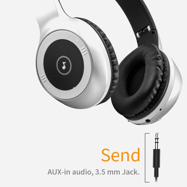 Moloke T8 Foldable Wireless Bluetooth Headset Stereo Sound Earphones, Support TF Card & Handfree Function