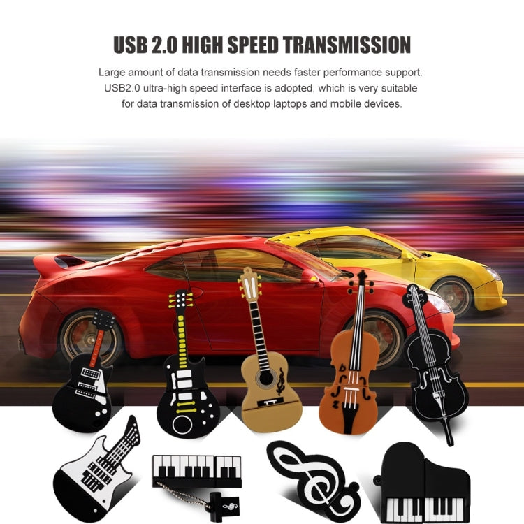 MicroDrive 8GB USB 2.0 Triangle Guitar U Disk