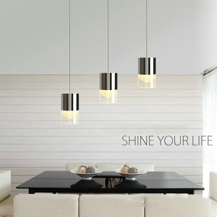 YWXLight Single Head Creative Modern Fashion Acrylic Spot Restaurant Chandelier