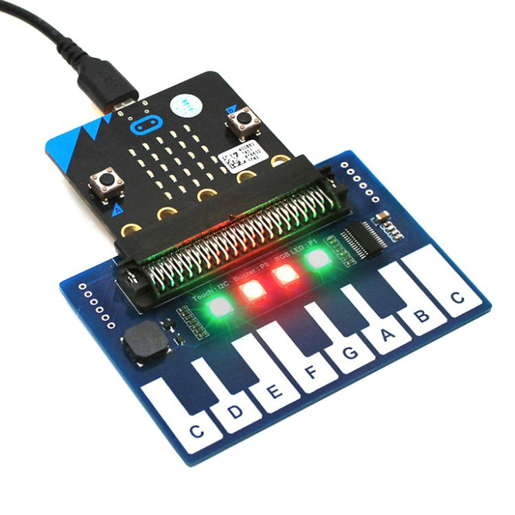 Waveshare Mini Piano Module for micro:bit, Touch Keys to Play Music