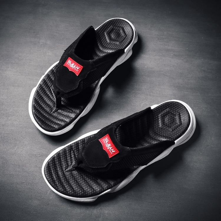 Non-slip Wear-resistant Flat Bottom Flip Flops Beach Shoes for Men