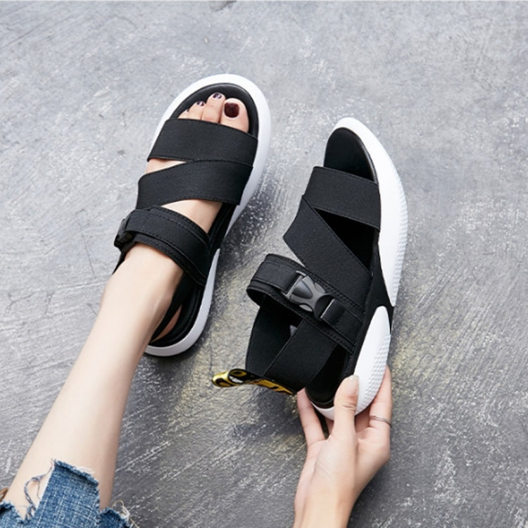 Casual Thick Bottom Non-slip Wear-resistant Sports Elastic Band Sandals for Women