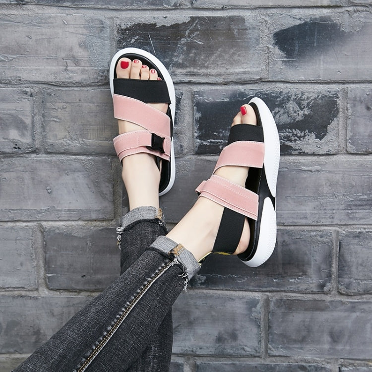 Casual Thick Bottom Non-slip Wear-resistant Sports Elastic Band Sandals for Women
