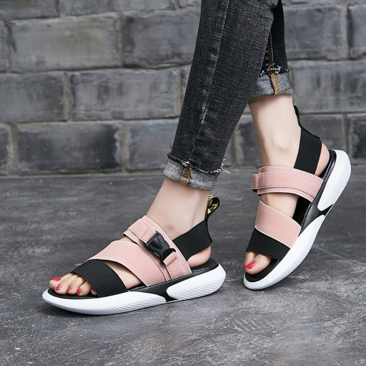 Casual Thick Bottom Non-slip Wear-resistant Sports Elastic Band Sandals for Women