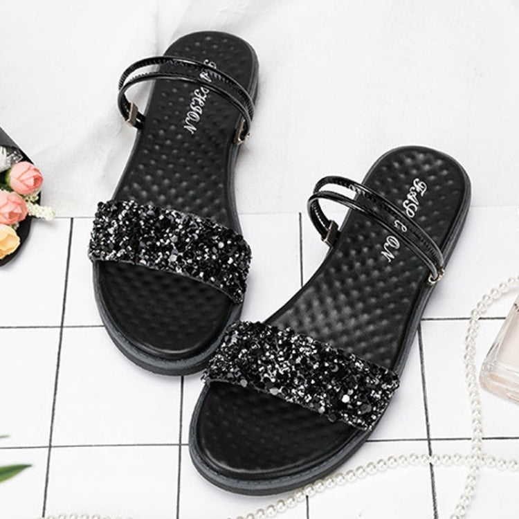 Sequin Two-wear Casual Fashion Non-slip Sandals for Women
