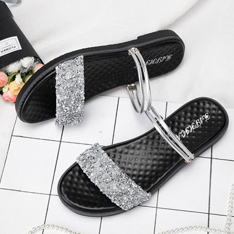 Sequin Two-wear Casual Fashion Non-slip Sandals for Women
