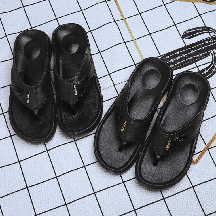 Fashion Zipper Non-slip Wearable Casual Slippers for Men