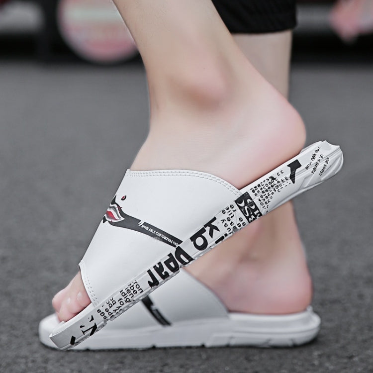 Microfiber Leather Comfortable Lightweight Slippers for Men
