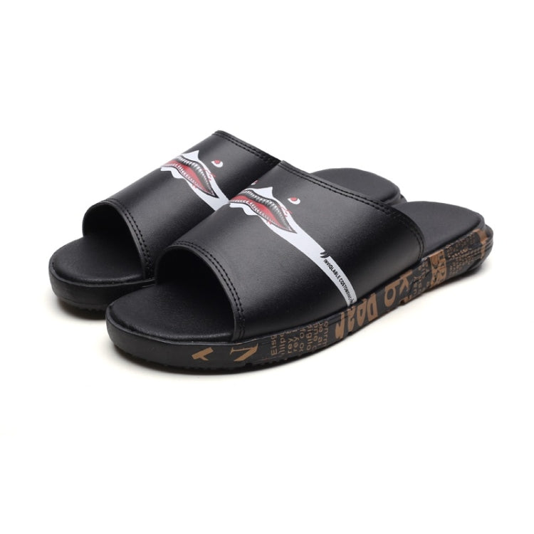 Microfiber Leather Comfortable Lightweight Slippers for Men