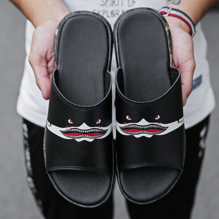 Microfiber Leather Comfortable Lightweight Slippers for Men