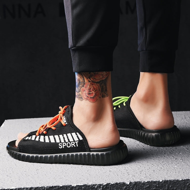 Fashion Breathable Mesh Non-slip Wear-resistant Slippers for Men